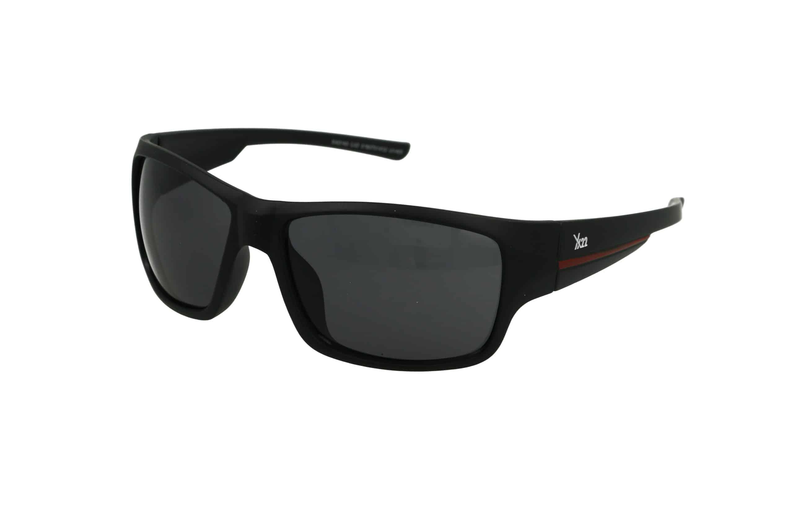 משקפי שמש ספורט - פלסטיק מלבניים (1432), במבצע באופטיקה הלפרין, עם לוגו קטן על הידית השמאלית.